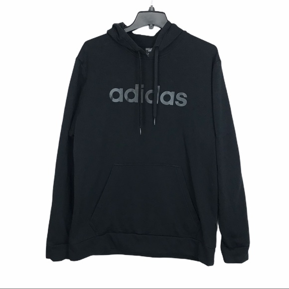 adidas Other - Men’s Adidas Pullover Black Hoodie size Large